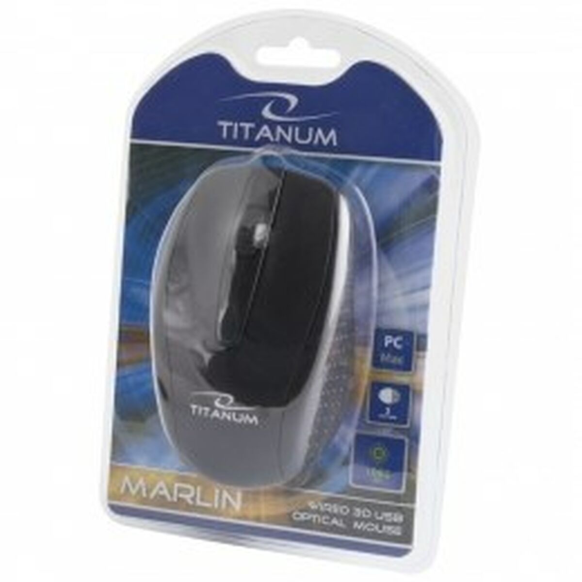Optinen hiiri Titanum TM110K Musta